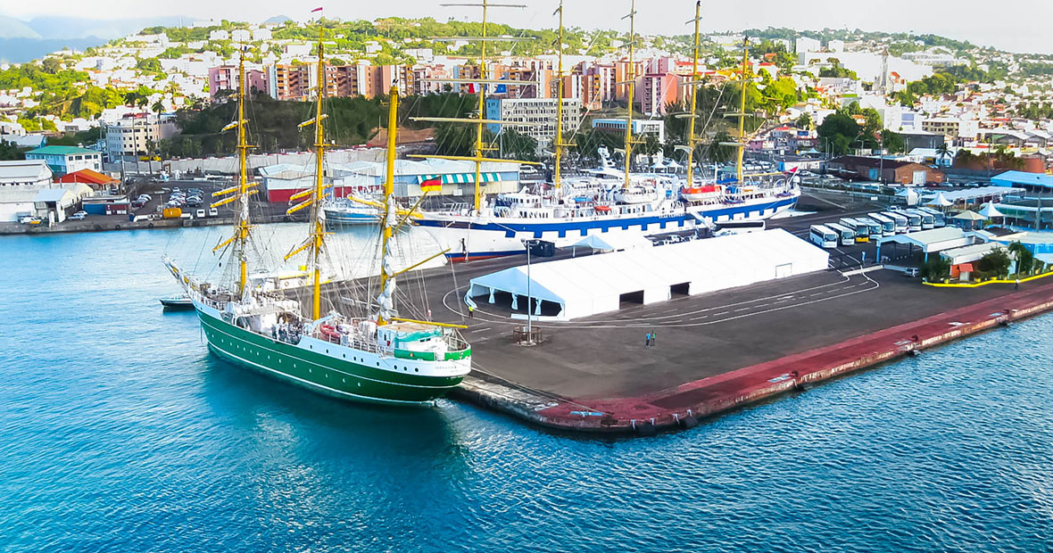 Le port de Fort-de-France
